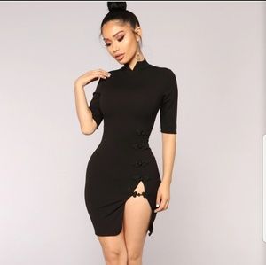 Black fashion nova dress